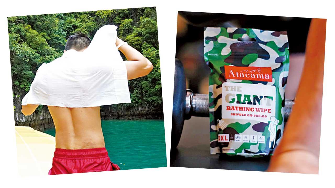 amJetso請你試用可隨身帶嘅超大濕巾 行山做運動KEEP住乾爽