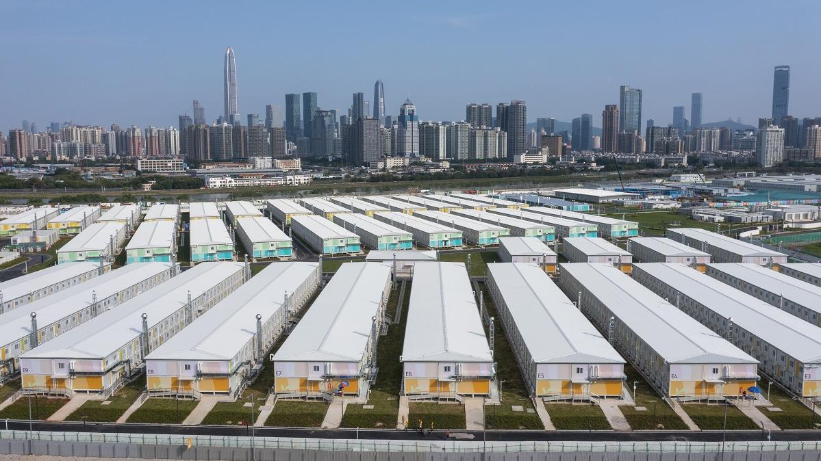 落馬洲河套區社區隔離設施早前有傳是推行「逆隔離」的選址。(資料圖片)