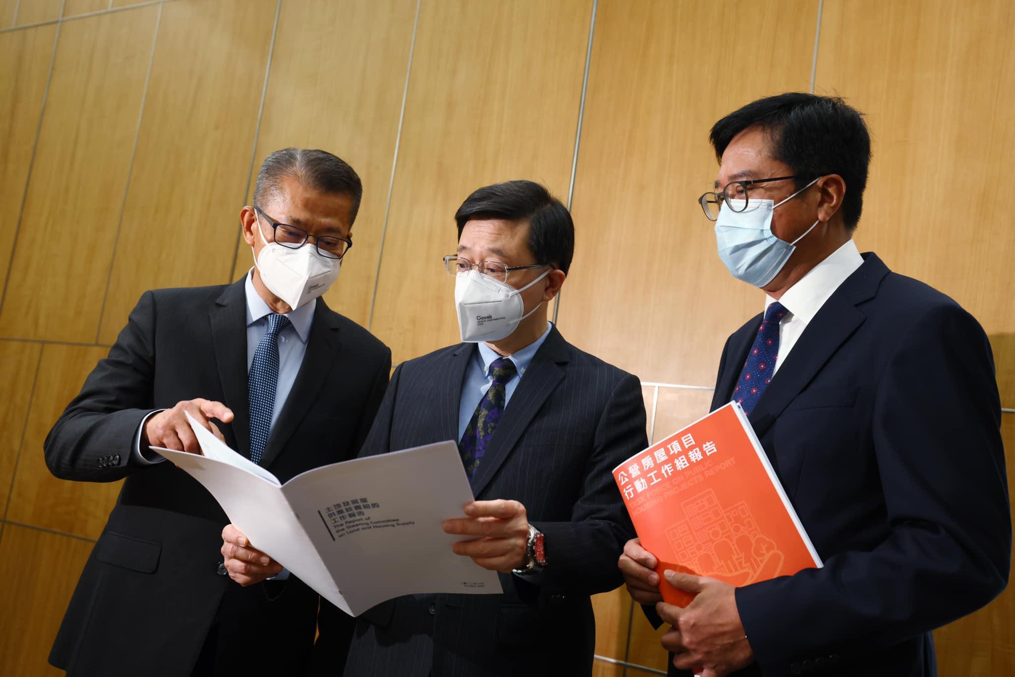 李家超上任一百日   已接收公屋「百日報告」將考慮建議納入施政報告