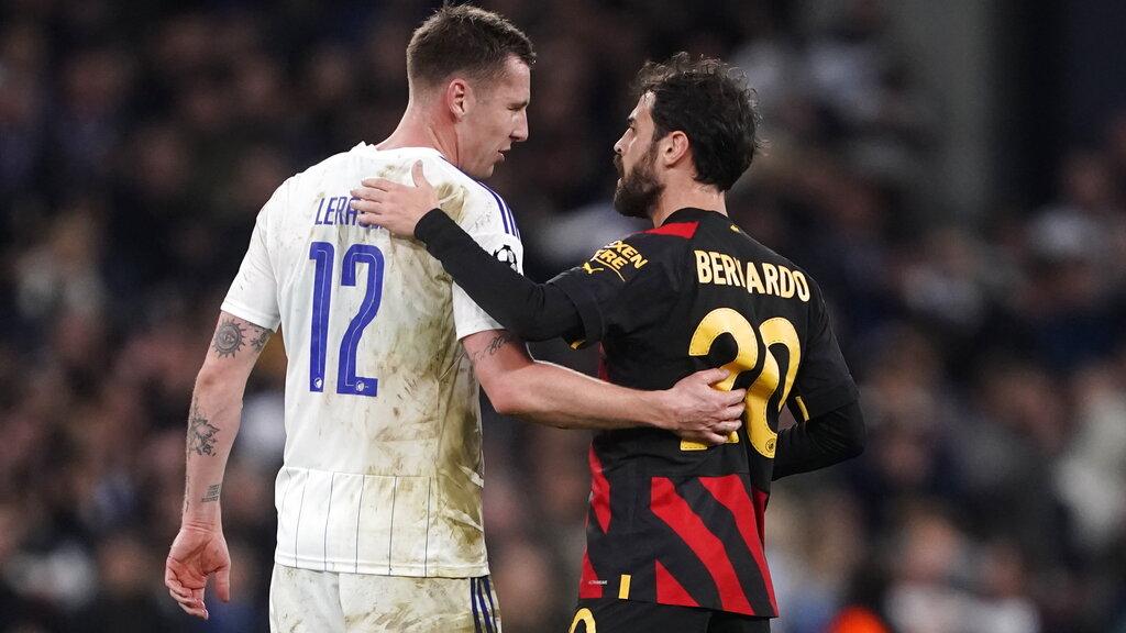 歐聯︱曼城收起夏蘭特悶和哥本哈根0：0，率先出線。(美聯社)