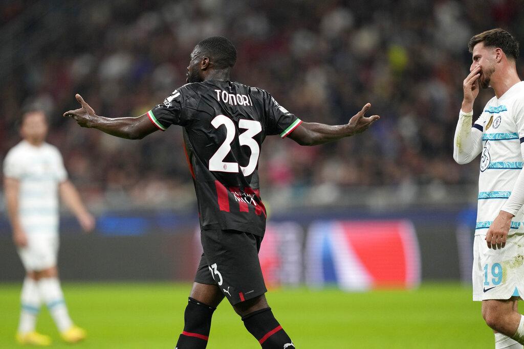 歐聯｜湯姆利倒戈領紅  車路士作客兩球淨勝AC米蘭  (美聯社)