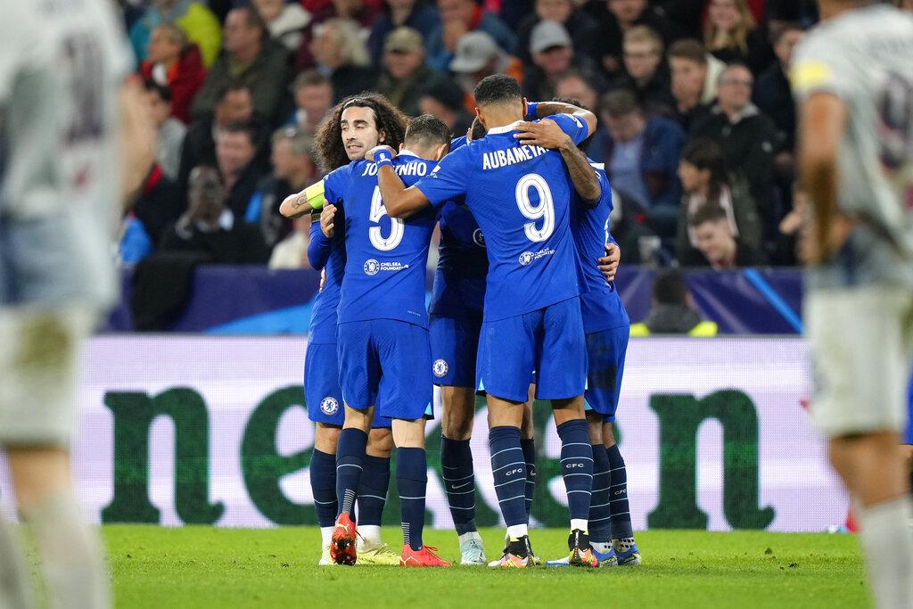 車路士以2:1擊敗薩爾斯堡。(美聯社)