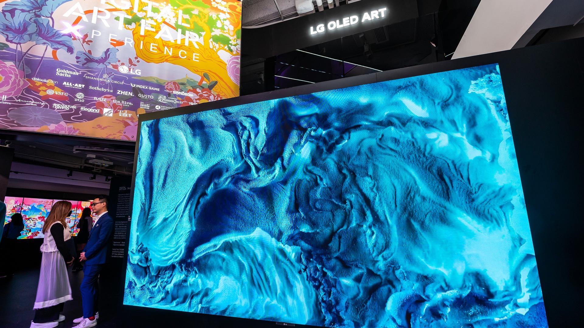 Digital Art Fair Xperience丨展期至11月6日 LG OLED ART撐場 宣布LG Posé及LG OLED Flex上市 