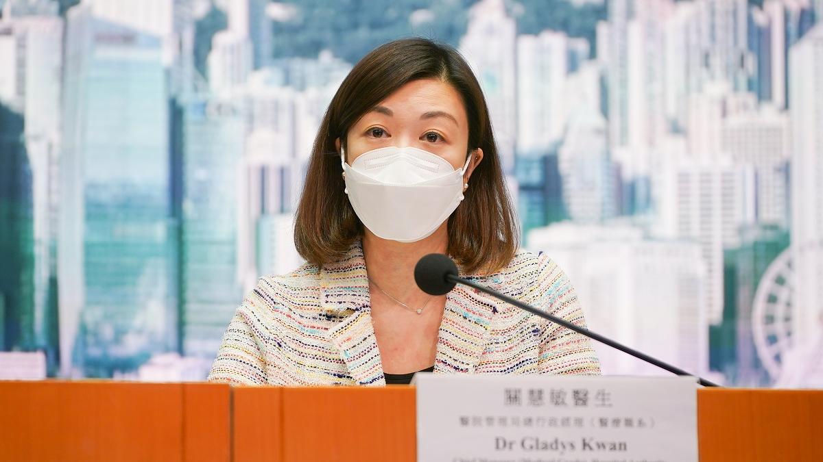 關慧敏交代多一名染疫幼童出現嘶哮症狀。(李睿哲攝)