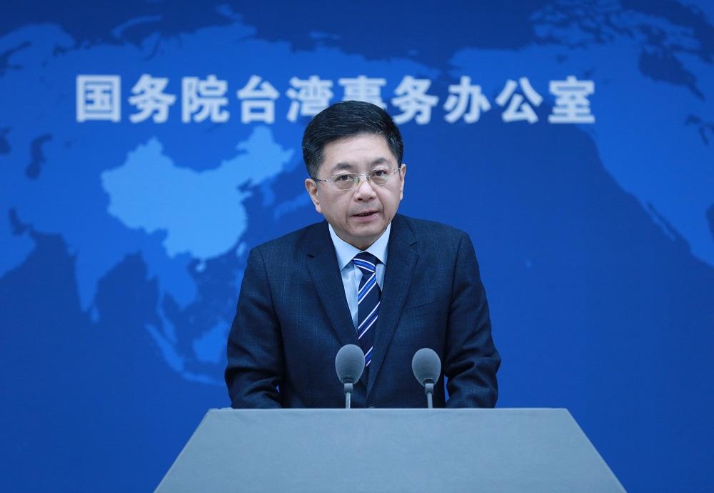 國台辦發言人馬曉光炮轟蔡英文雙十講話「堅持兩國論」，根本無「對話化解分歧」誠意。(資料圖片)