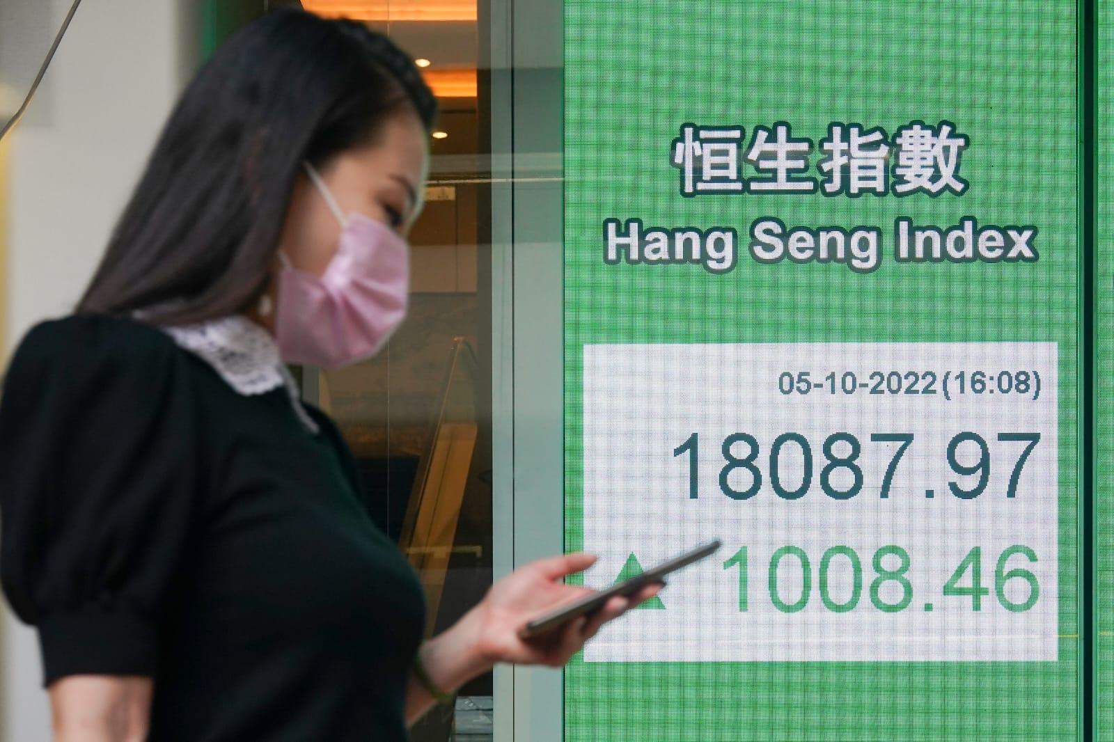 港股收市｜恒指漲1008點越萬八關 4藍籌飆逾一成