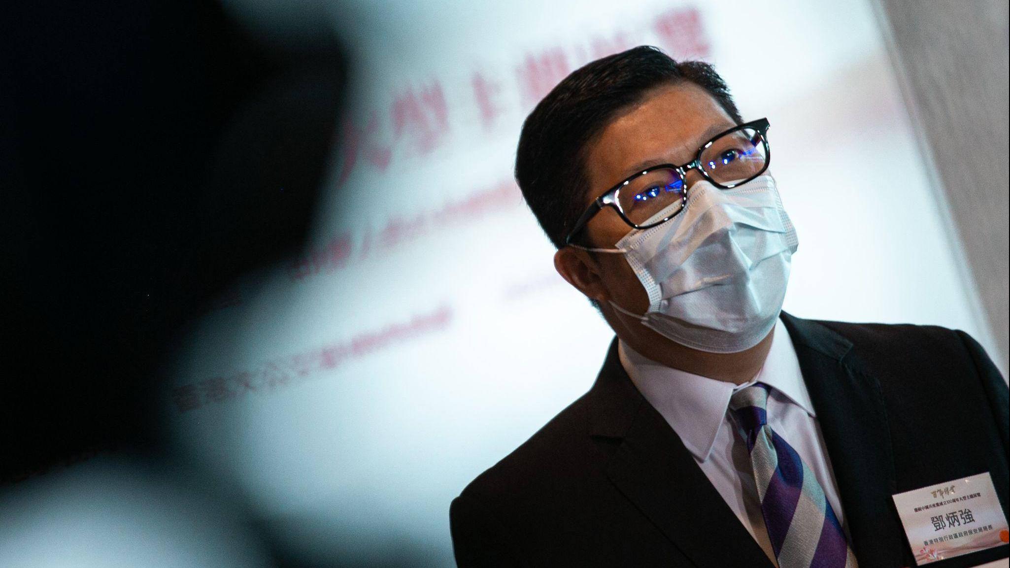 鄧炳強指重視在囚青年更生　出獄後可安排到大灣區工作