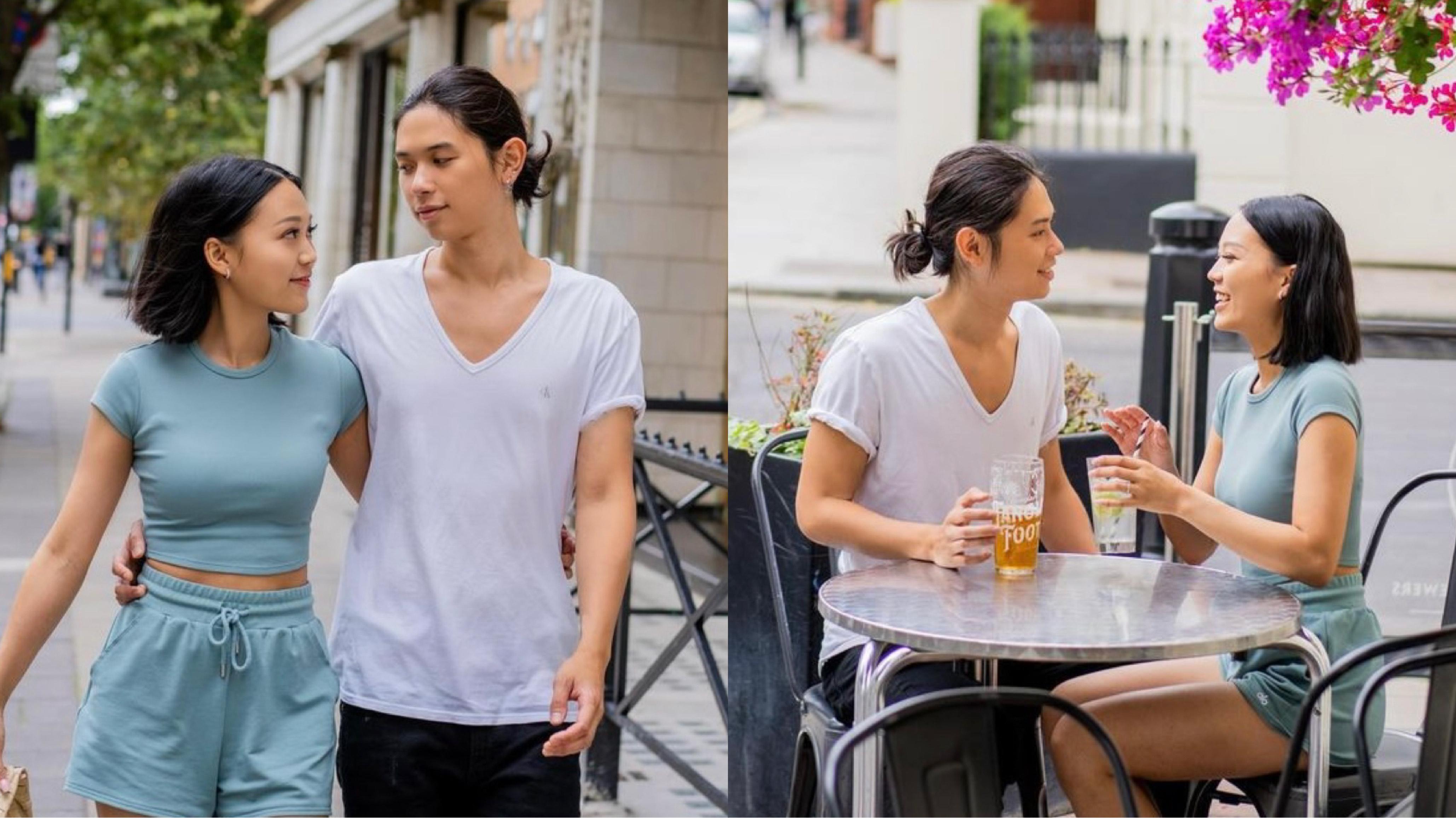 吳婉芳長子胡智略與霍詠盈倫敦度蜜月 甜蜜牽手街頭漫步