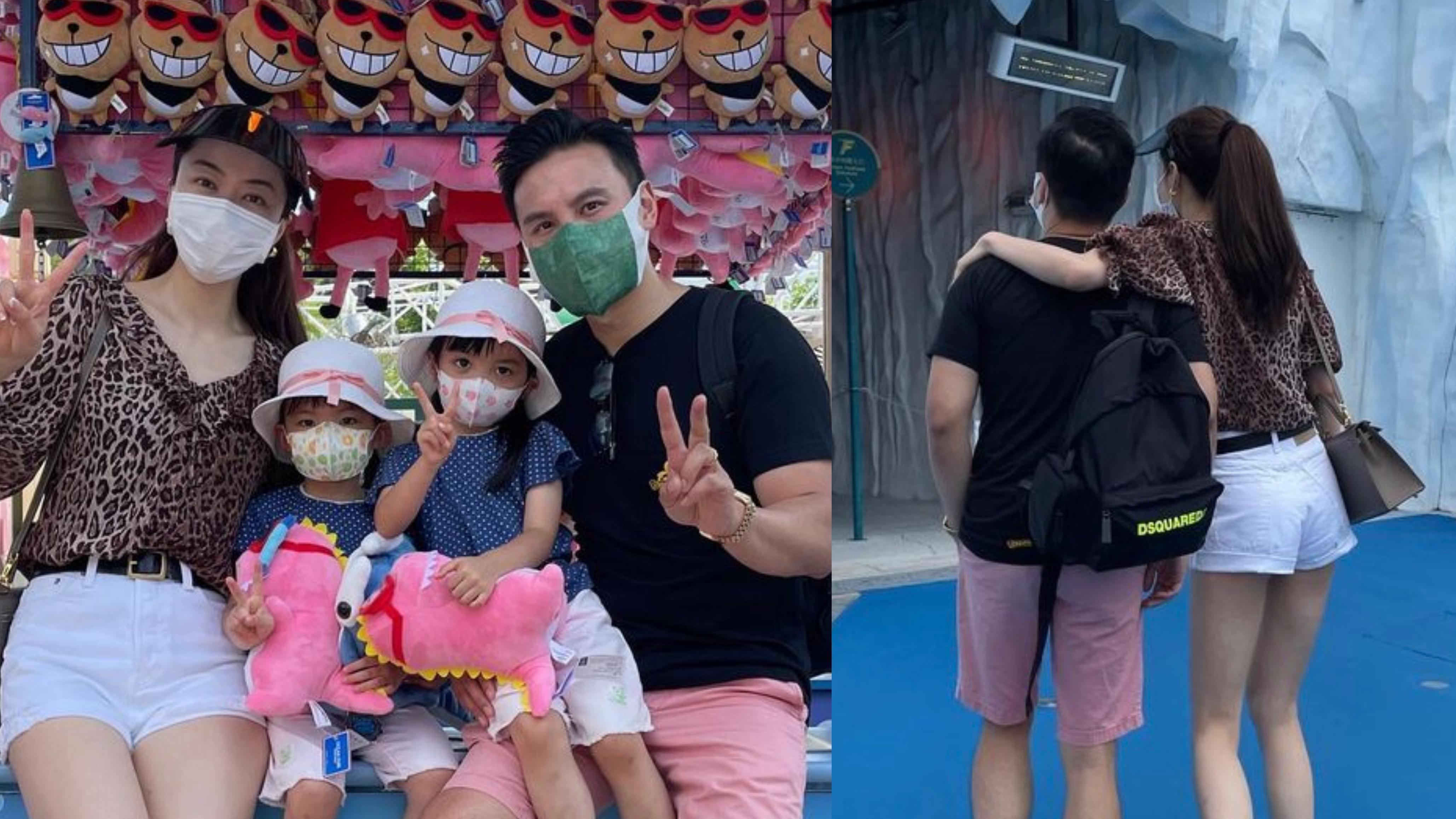 熊黛林結婚六周年貼全家福 網民發現同上年張相一樣