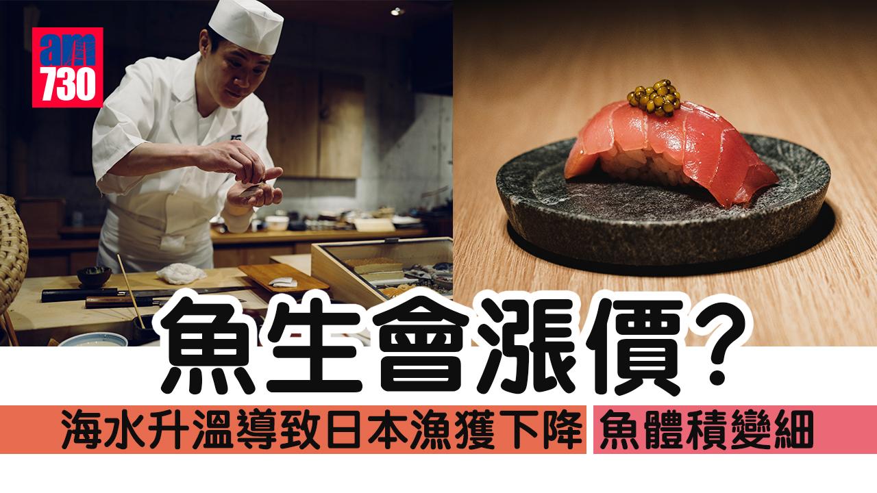 全球暖化｜魚生會漲價？ 海水變暖致日本漁獲下降 魚變細 
