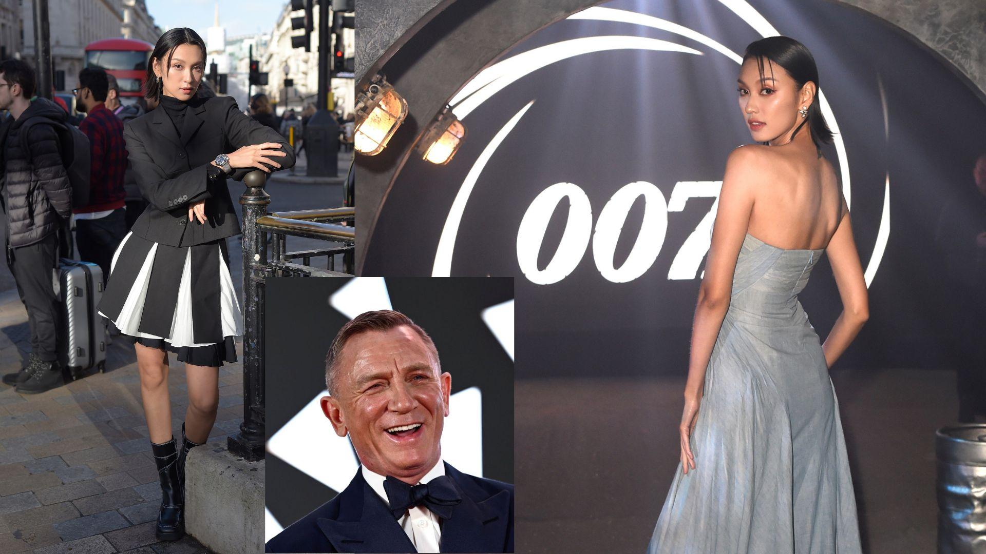 王丹妮現身倫敦出席手錶活動 與「007」丹尼爾基格同枱用餐