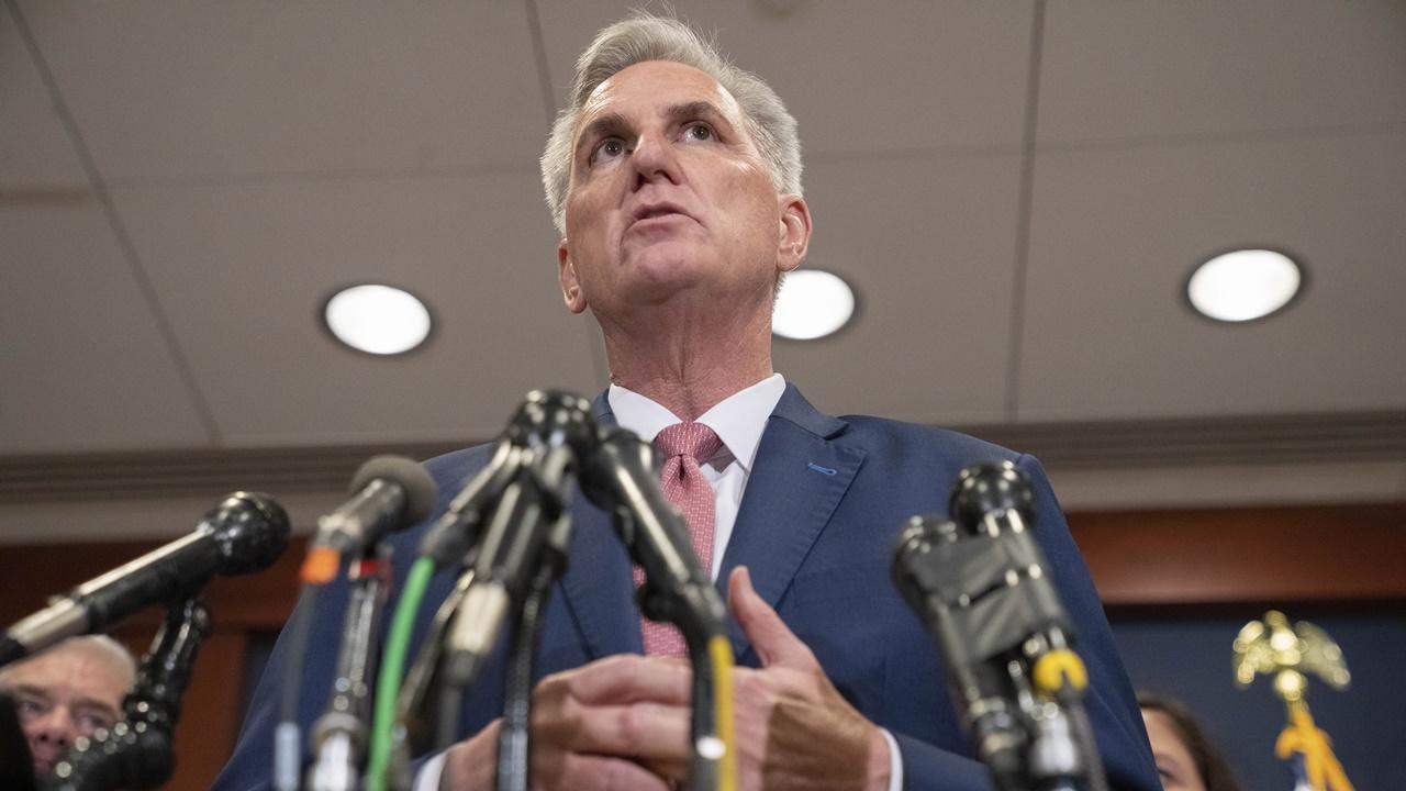 麥卡錫指若當選眾議院議長，將設中國問題特別委員會。(AP)