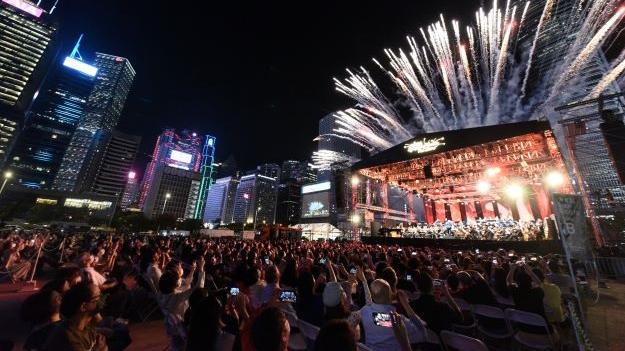 港樂中環海濱戶外交響音樂會。