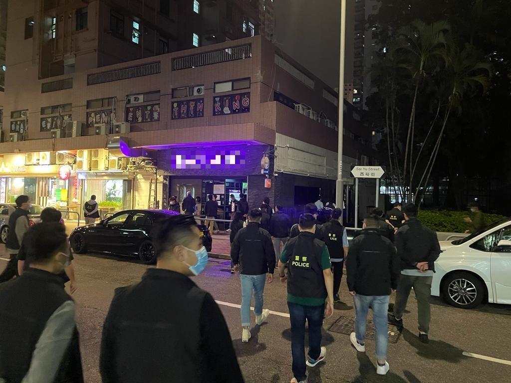 警方反黑巡查76間娛樂場所拘20人