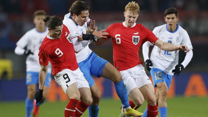 奧地利在友賽擊敗意大利。(路透社)