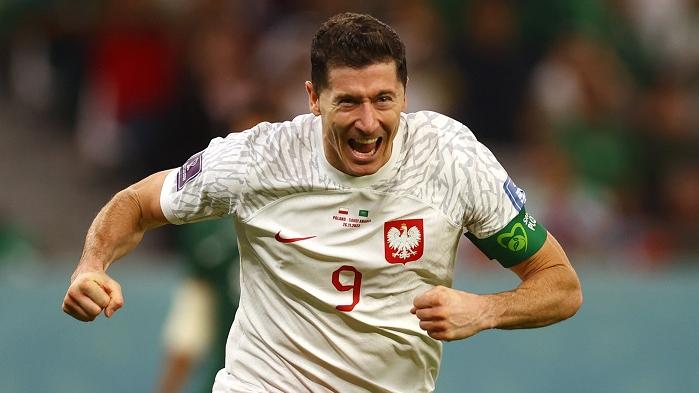 利雲杜夫斯基取得首個世界盃入球。(路透社)