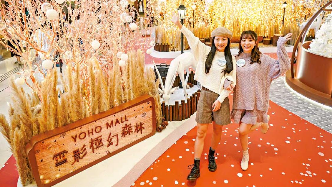 聖誕主題裝置雪影極幻森林登陸元朗 超吸睛6米高巨型聖誕樹屋 超過150項超筍優惠迎佳節