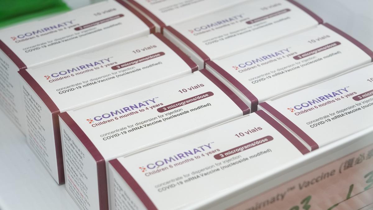 即日起幼兒可選擇接種復必泰疫苗幼兒配方。(資料圖片／陳奕釗攝)