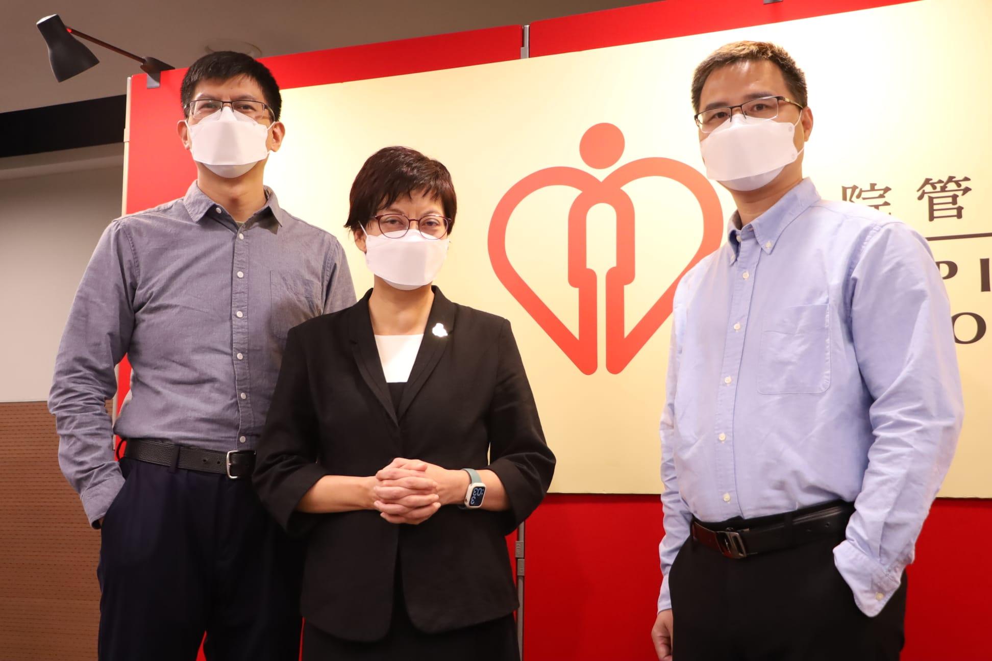 兩中醫專家來港作臨床教研　到兩公院與西醫商治療方案 (鍾式明攝)