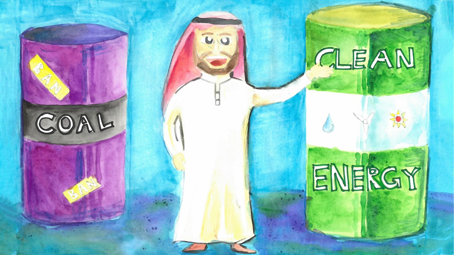 來源：廠商會蔡章閣中學 4A 吳暐霖同學 題目：碳沙特的淨零排放