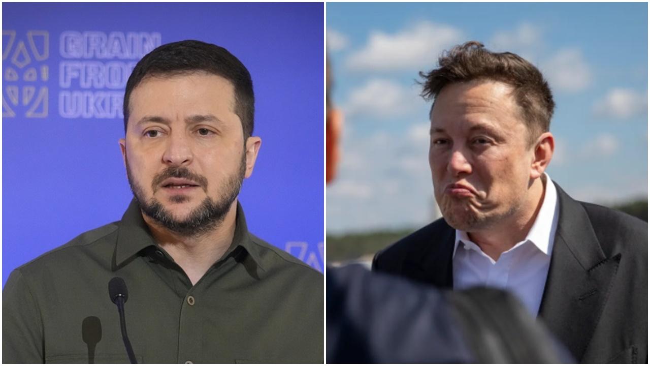 邀馬斯克訪烏，澤連斯基：親眼見證再談如何結束戰爭。(資料圖片)