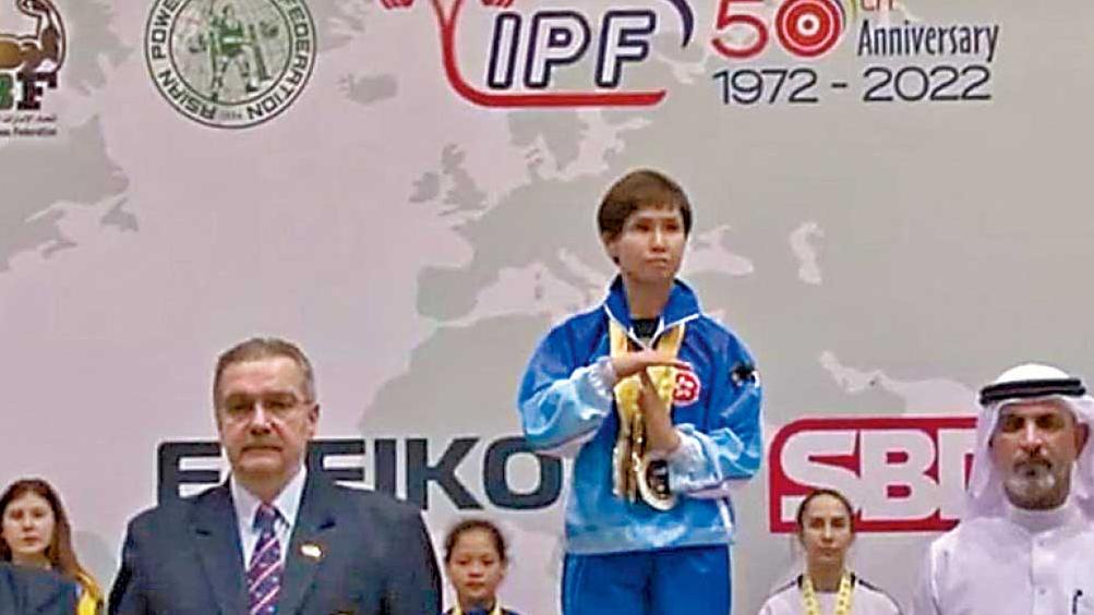 亞洲經典健力錦標賽播錯國歌  鄭青雲：指引發揮作用