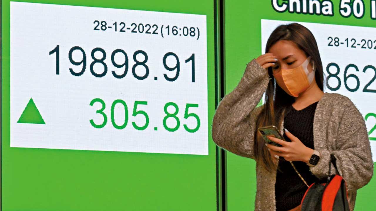 防疫大鬆綁  地產零售股個別走 港股兩萬關一瞬即逝