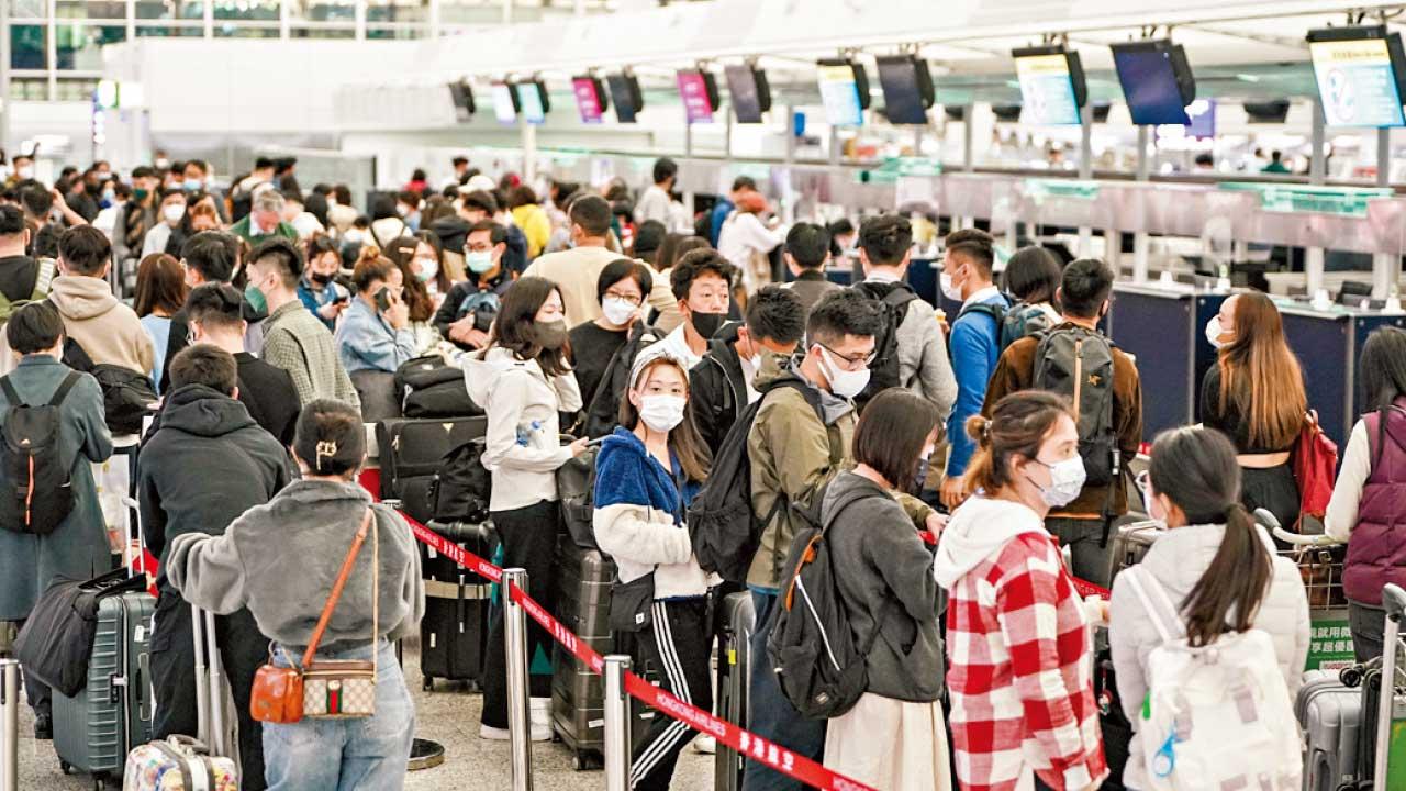 日減少港航班落地機場 旅客失預算 憂機場混亂