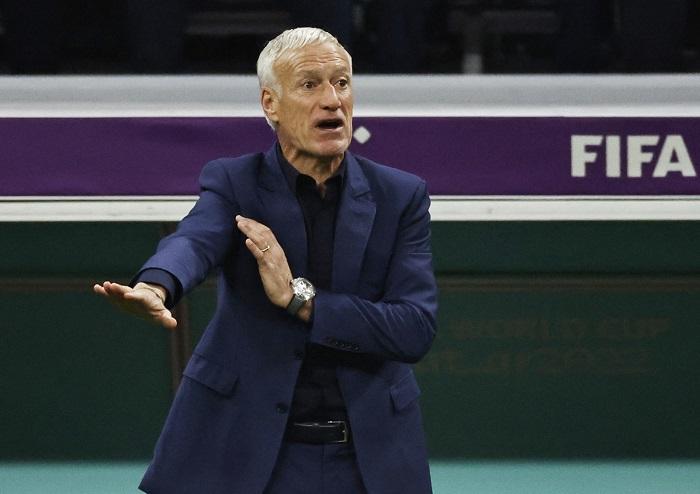 迪甘斯指法國贏英格蘭有運。(路透社)