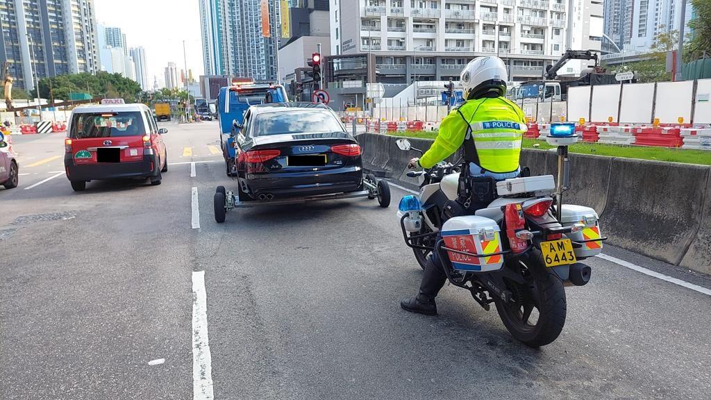 警方西九龍打擊交通違例　單日發2568張告票拖走18輛違泊車輛