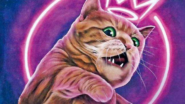 汀九橋墩「貓塗鴉」被消失  管理公司：顧及公眾安全