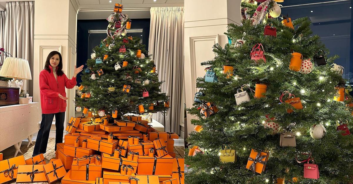 顧紀筠大晒Hermès聖誕樹 掛飾最平兩萬幾起跳