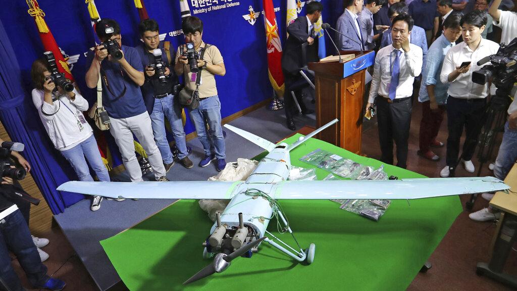 北韓在2017年亦曾以無人機越境。(美聯社)