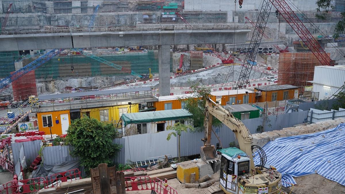 將藍隧道興建期間多次爆發工人感染群組。(資料圖片／陳奕釗攝)