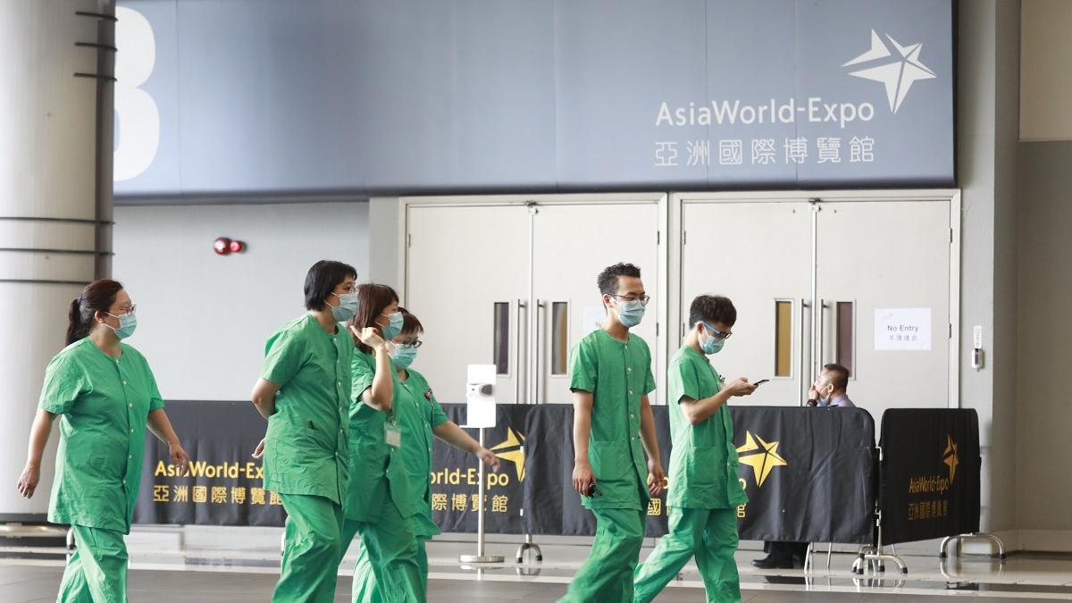 博覽館兩個場館今明兩日會轉為暫託中心。(資料圖片／林俊源攝)