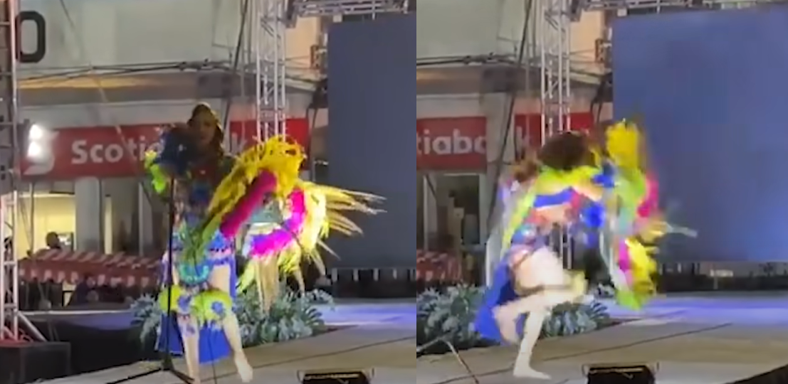 選美會駭人事故  疑台上米高峰漏電 佳麗無法甩手 電到抽搐撻低(有片)