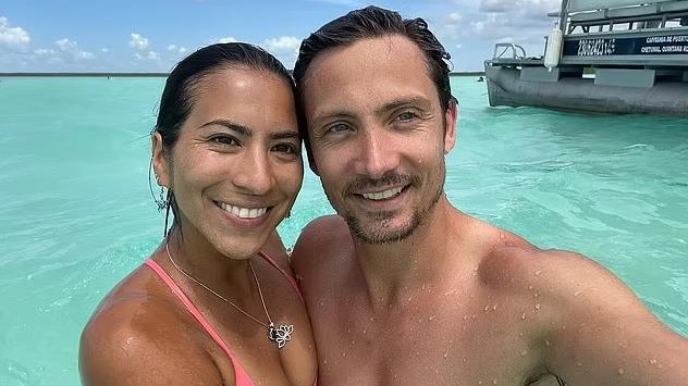 阿米蒂奇與丈夫蔡斯潛水時出事。(互聯網)