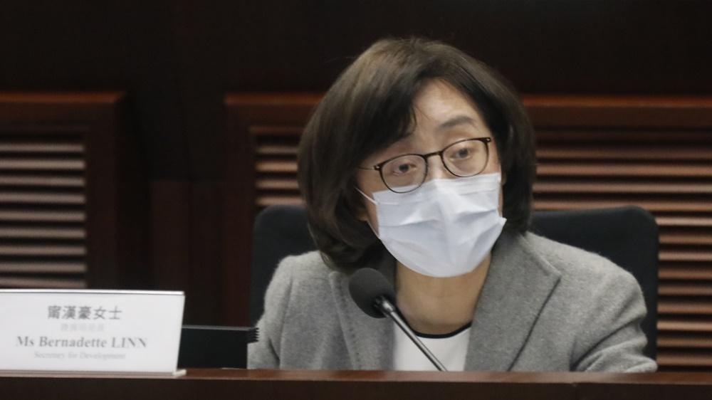 甯漢豪：未能精準估算交椅洲人工島造價，2024年會再有報告。(資料圖片)