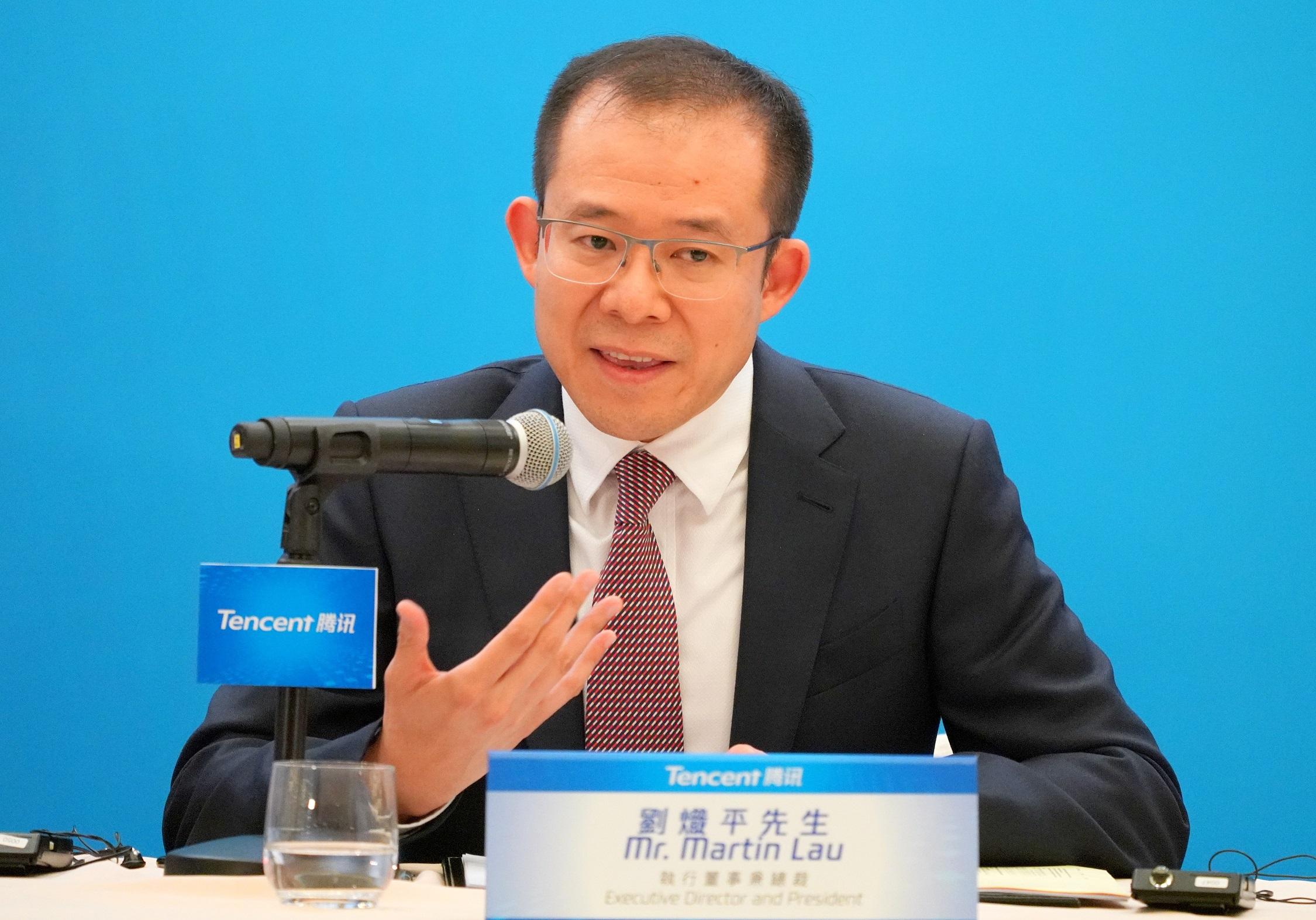 股東手影｜劉熾平行使騰訊認股權 立即帳賺9.5億