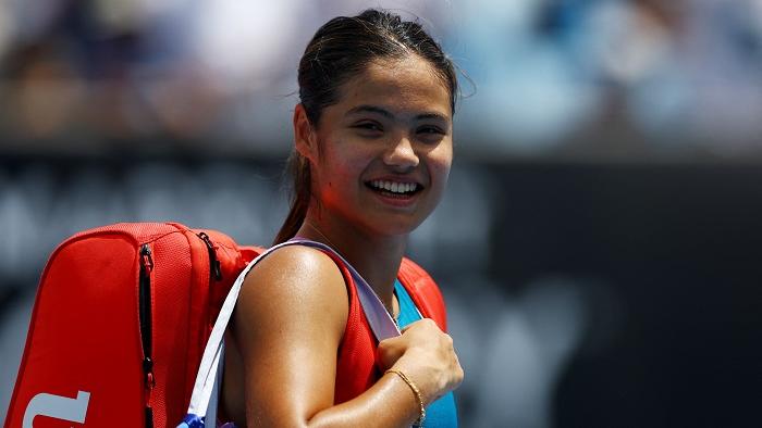 拉度卡露在澳網的首圈晉級。(路透社)