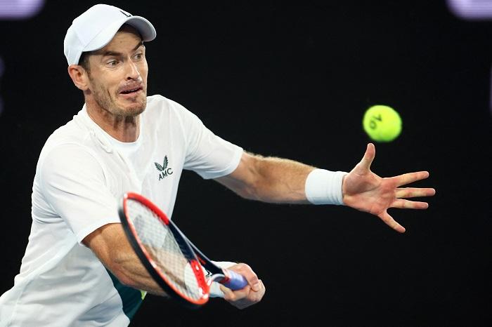 英國的梅利在首圈險勝晉級。(路透社)