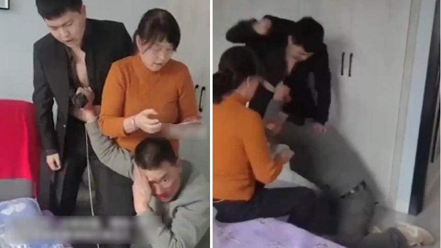 男子暴打抹窗工人。