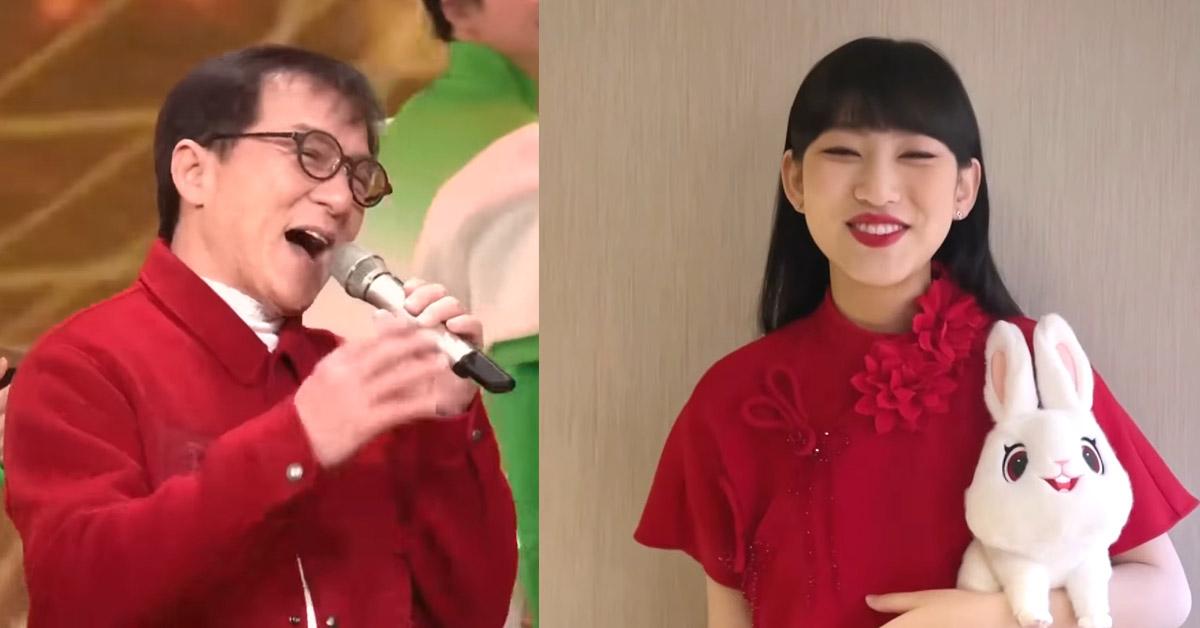 炎明熹與成龍同台為央視春晚獻聲 大讚對方細心好照顧女生