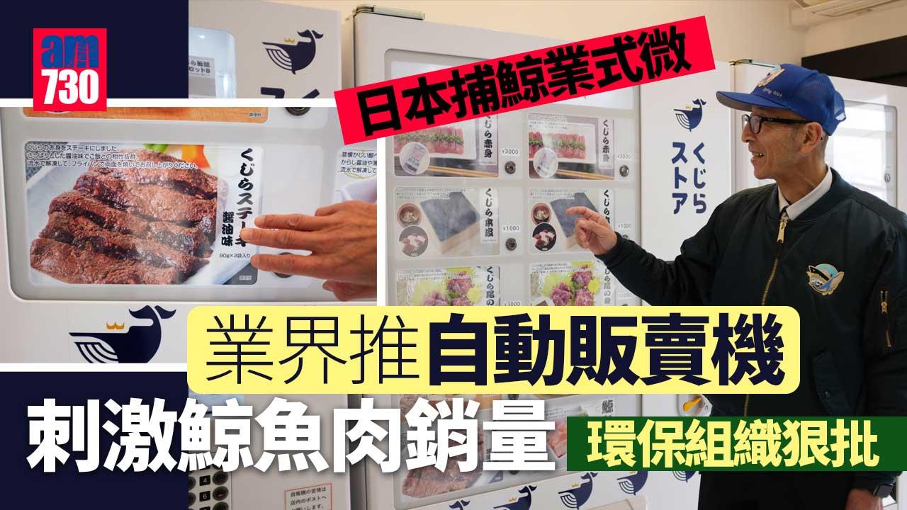 日本業界推鯨肉自動販賣機自救 環團批評：苦撐殘酷的捕鯨業
