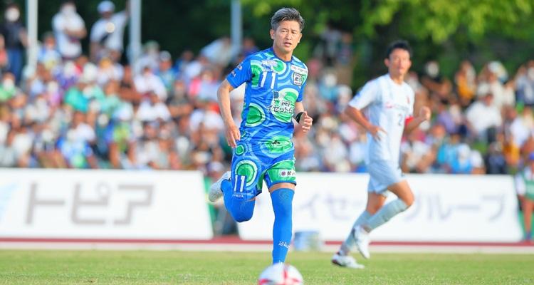 去季被借至JFL的三浦知良，今日在葡萄牙接受體測。(鈴鹿得分者圖片)