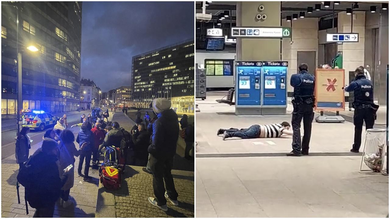 比利時布魯塞爾男子刺傷3人後被捕，警方排除恐襲可能。(AP)