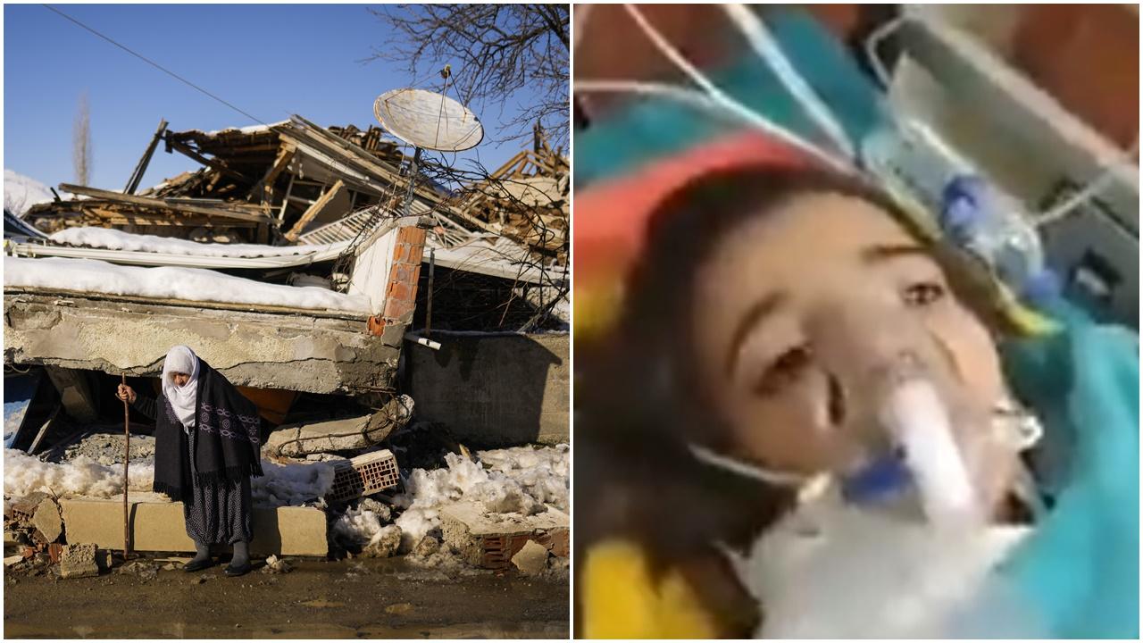 土耳其地震死亡人數增至3.7萬人，被困185小時的10歲女童獲救。