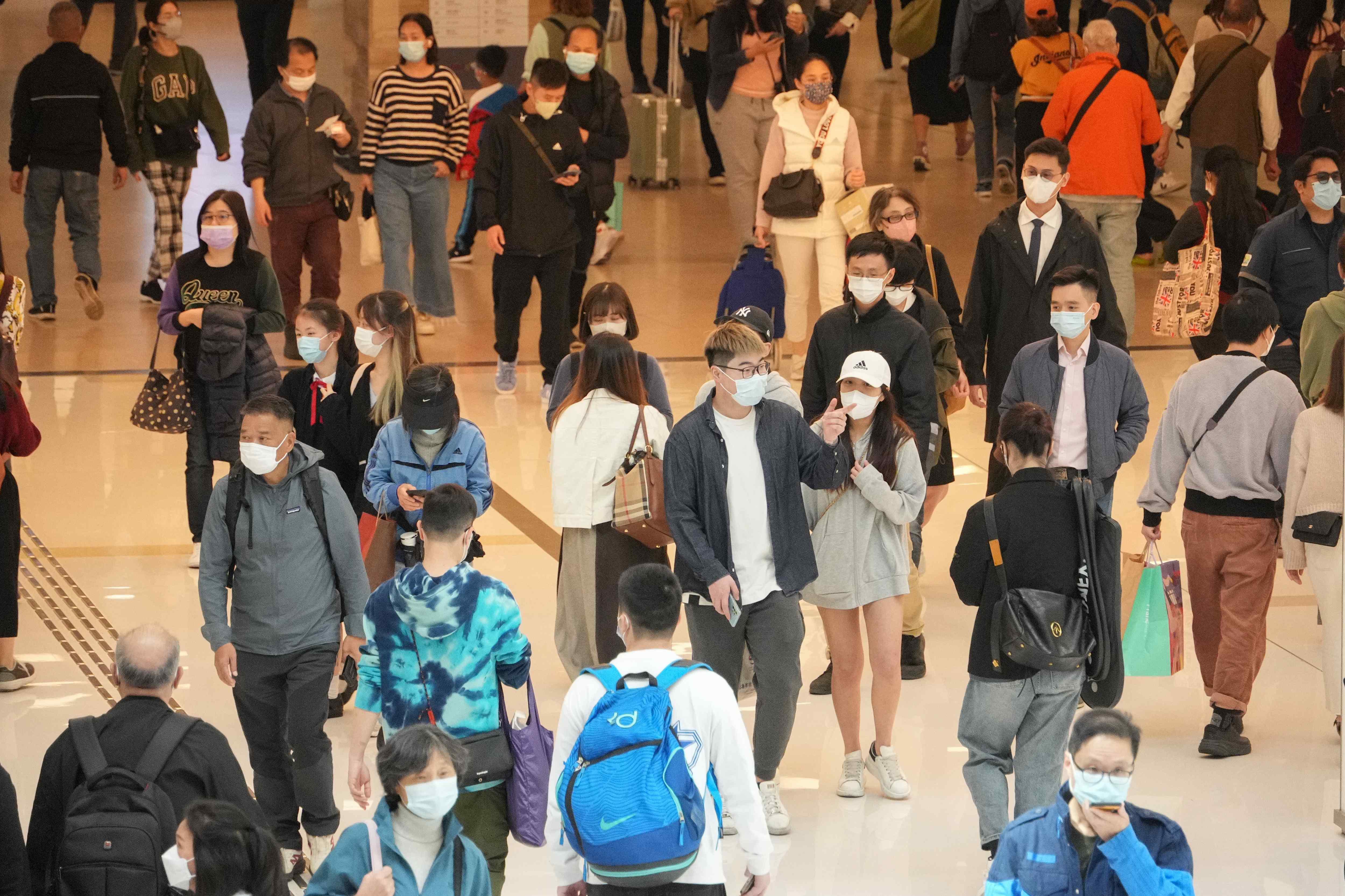 沙田 財政預算案 人潮