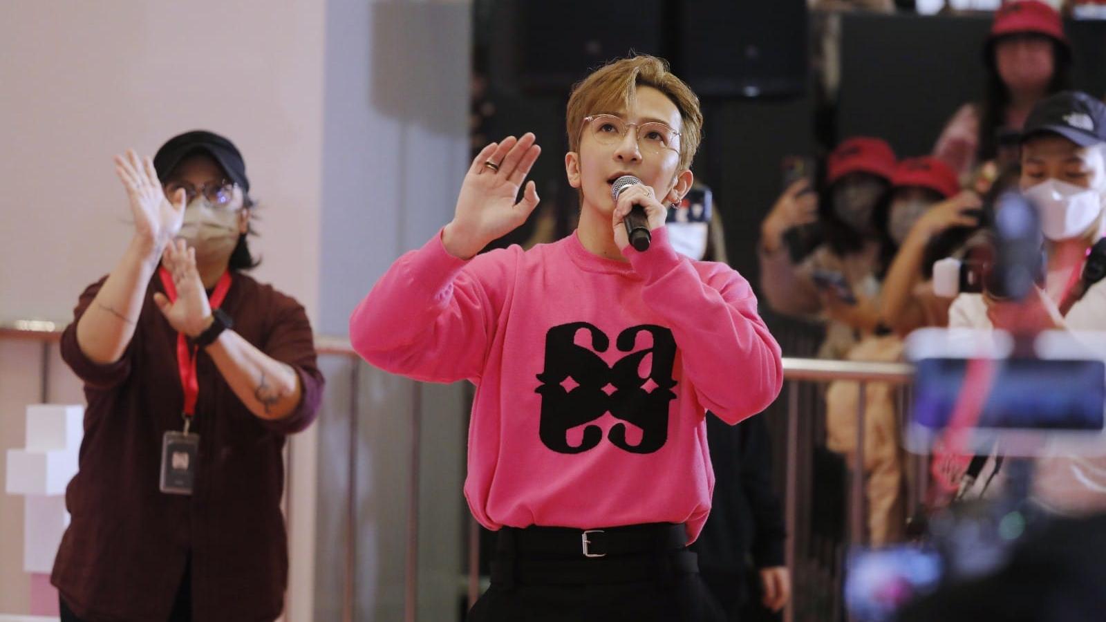 Anson Lo情人節現身谷個人品牌 與神徙⼀同⾒證心血上架 (多圖)