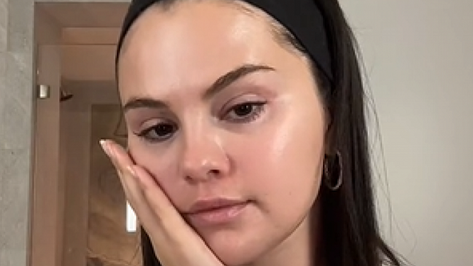 Selena Gomez拍試妝片 食藥引致手震